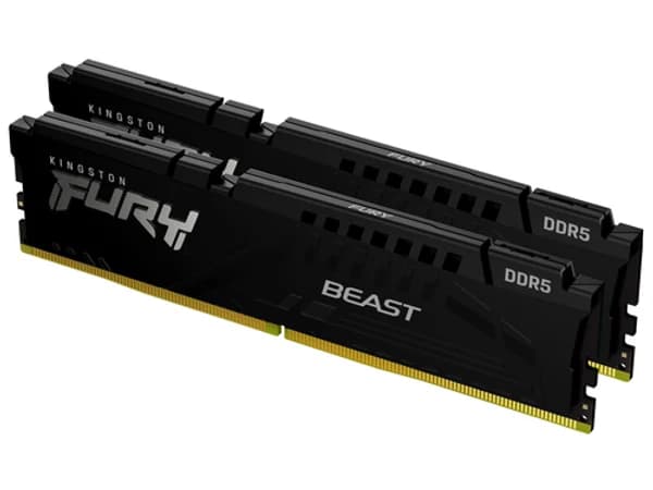 Kingston Technology FURY Beast 32GB 5600MT/s DDR5 CL40 DIMM (Kit de 2) Black