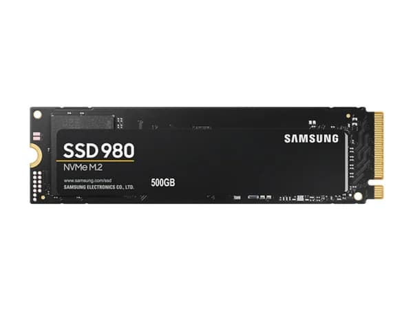 Samsung 980 500 GB M.2 PCI Express 3.0 NVMe V-NAND MLC